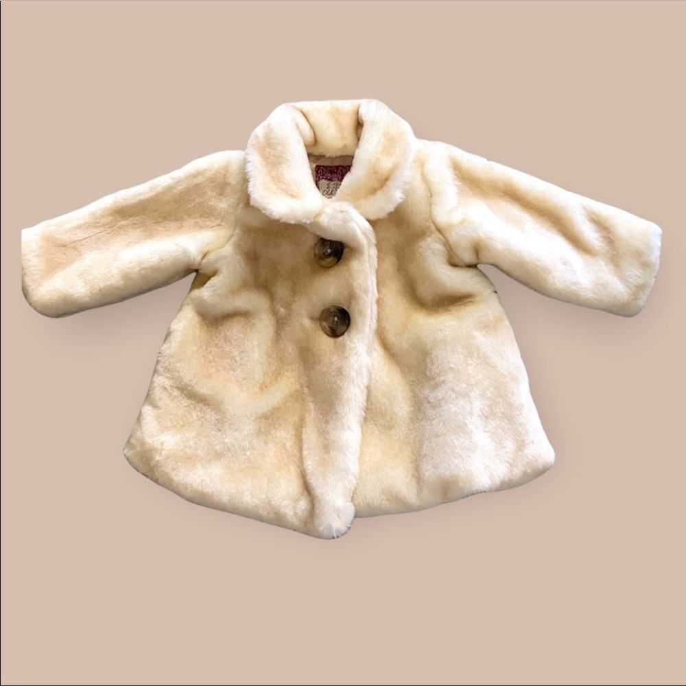 OLD NAVY | Faux Fur Baby Pea Coat